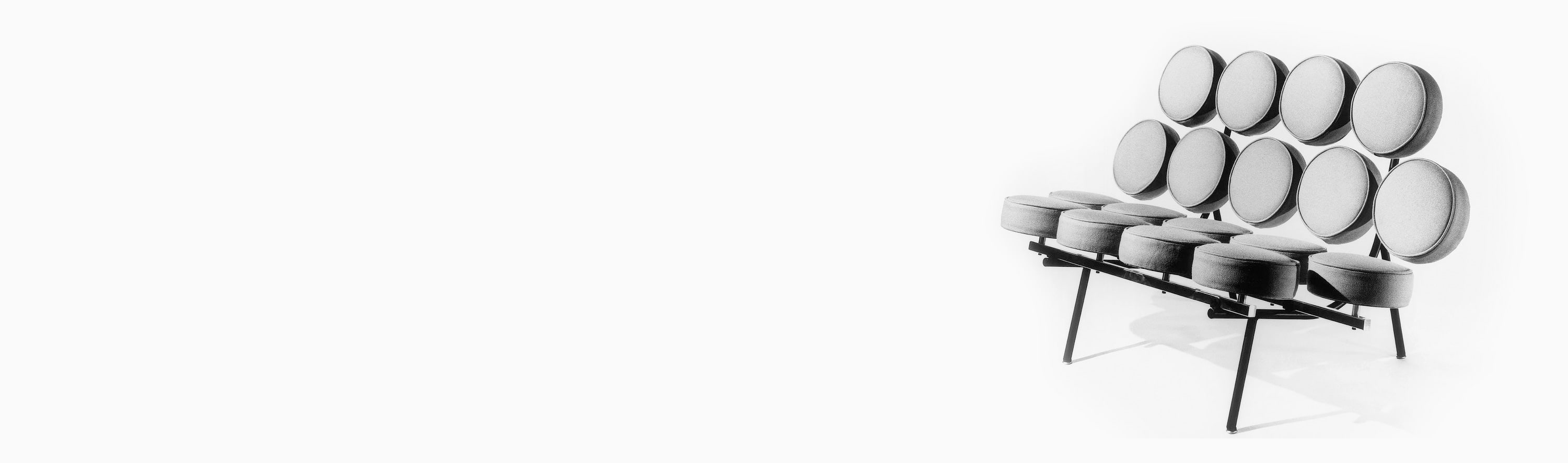 banner of herman miller lounge chair